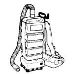 Manual Portapac I Portable Dry Vacuum